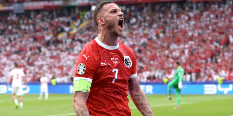 Arnautovic chính là ngôi sao sáng nhất hiện tại của tuyển bóng đá Áo